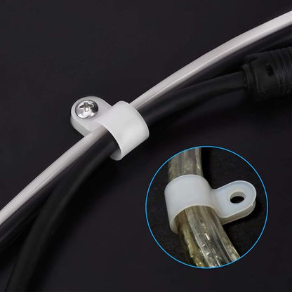 LOKMAN 100 Pack 3/8 Inch Rope Light P-Style Mounting Clips - Image 6
