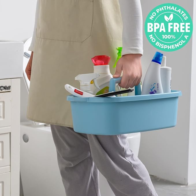 Cleaning Supplies Caddy, 2 Pack Cleaning Supply Organizer - Image 2