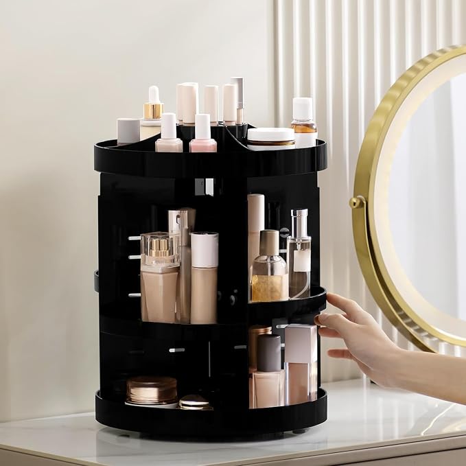 HBlife Extra Large 360 Rotating Makeup Organizer Adjustable Carousel Large - Image 6