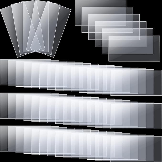 Leinuosen 2000 Pcs Clear Plastic Tags Bulk Shelf Price Tag Label Holders by Leinuosen
