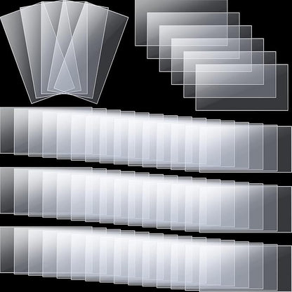 Leinuosen 3000 Pcs Clear Plastic Tags Bulk Shelf Price Tag Label Holders by Leinuosen