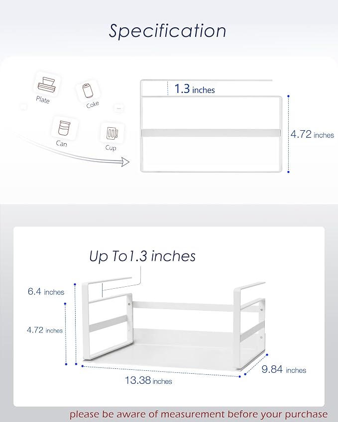 Nxconsu 2Pack Under Shelf Storage Basket Organizer Hanging Holder - Image 2