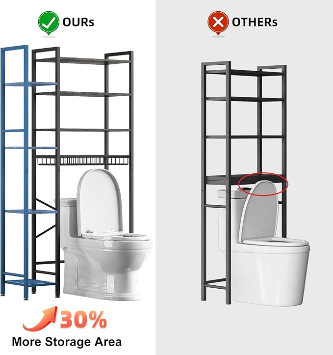 8-Tier Over The Toilet Storage - Image 3