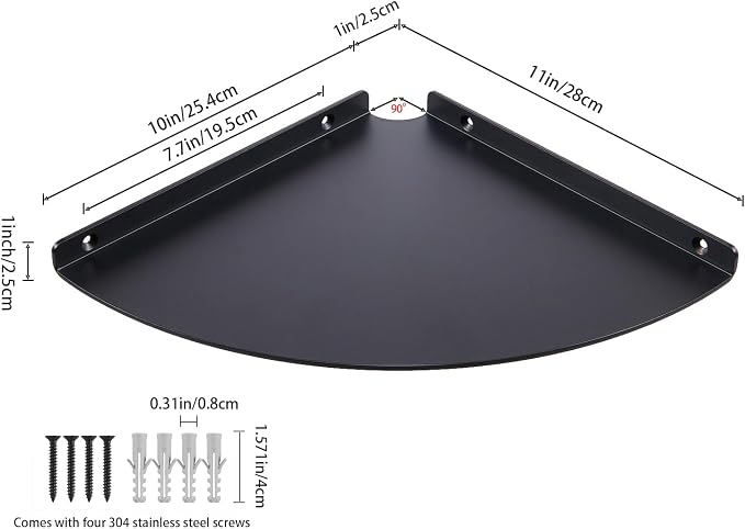 11 Inch Corner Shelf - Image 3