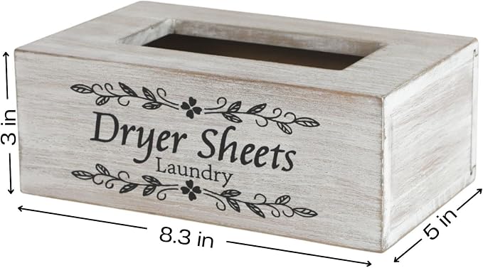 Dryer Sheet Holder Farmhouse Laundry Room Decor - Image 4