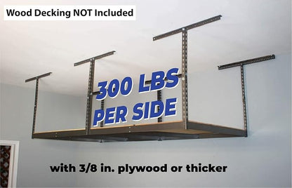 MonsterRax 4x8 Overhead Garage Storage Rack Frame Kit - Image 5