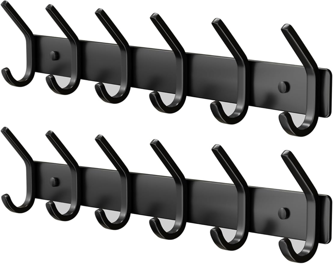 Coat Rack Wall Mount Hooks by GWAAZXGZ