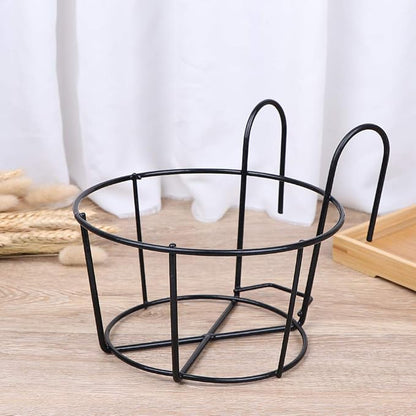 4 Pack Hanging Planters for Railings Rail Planter Hanging Baskets Flower Pot - Image 6