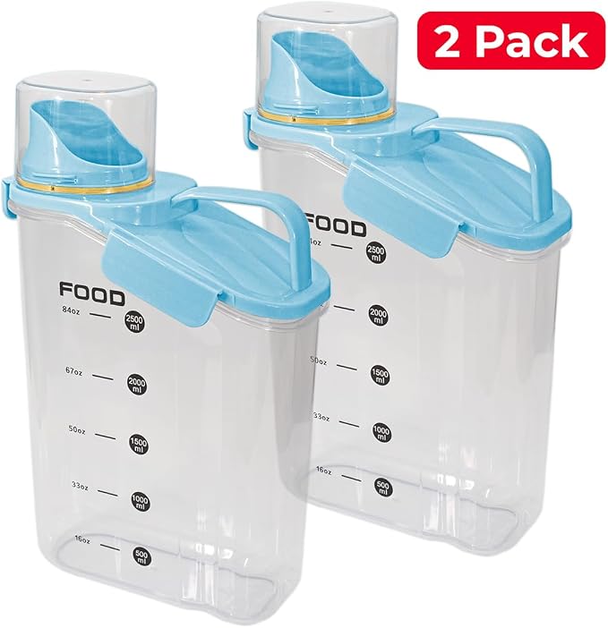 Two Pack Food & Cereal Storage Container - Image 2