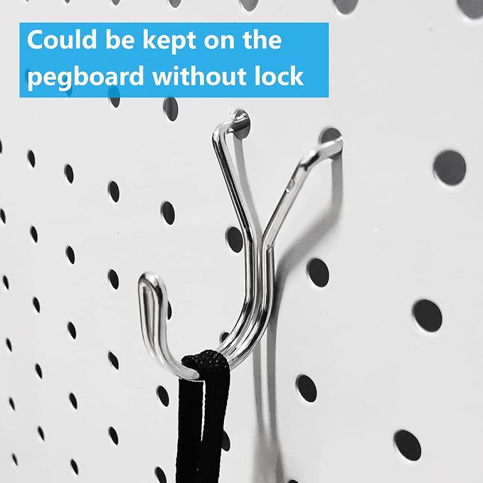 Pegboard Hooks Assortment, for Organizing Various Tools, - Image 3