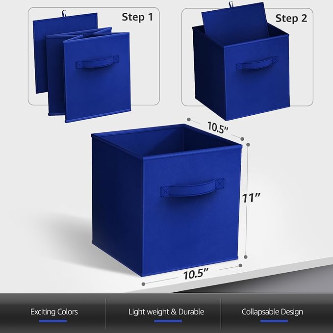 Sorbus 13 Inch Storage Bins - Image 4