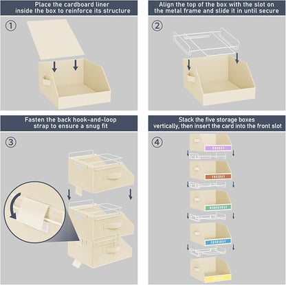 DIMJ Closet Organizers Storage Bins - Image 5