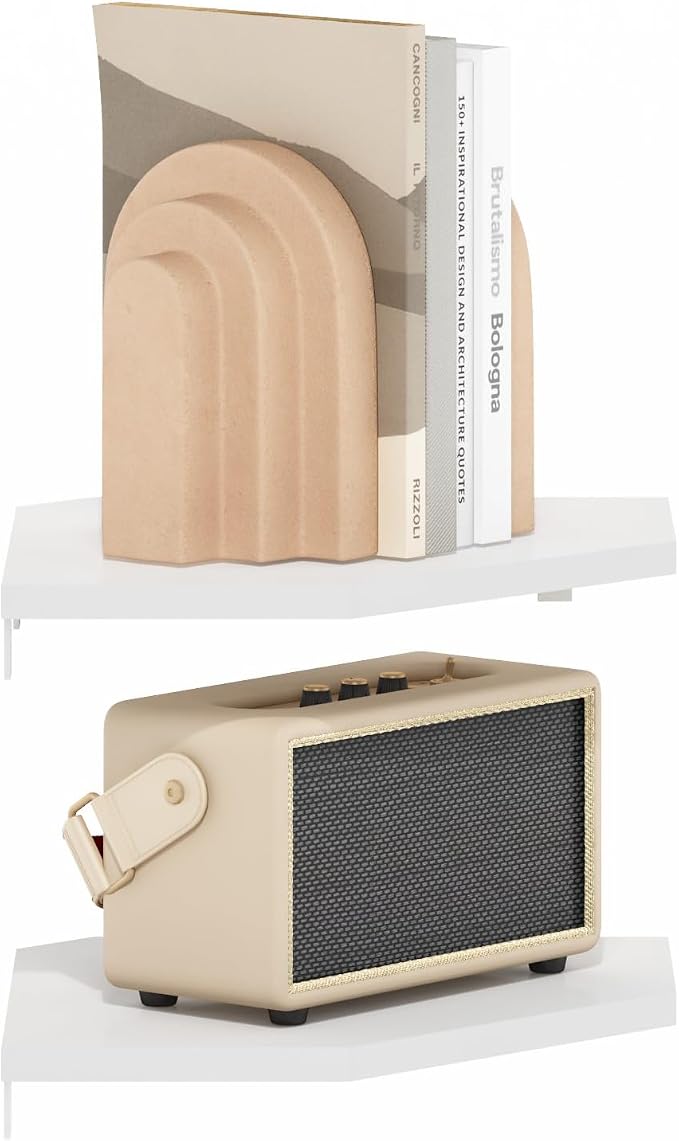 Furinno Rossi Hexagon Floating Shelves - Image 4