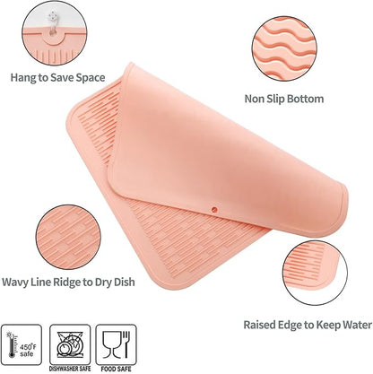 Silicone Dish Drying Mat for Multiple Usage, Easy clean, Eco-friendly, - Image 3
