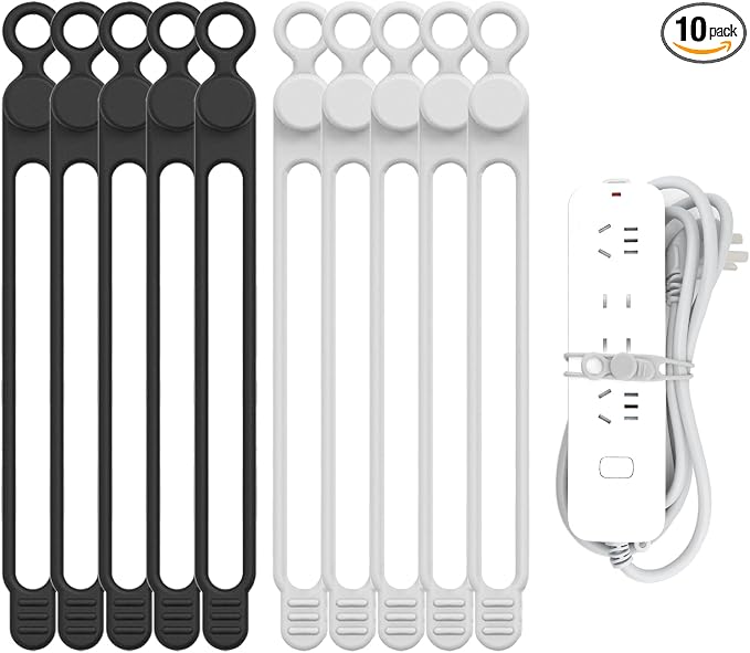 Silicone Cable Straps by ELECTRONICACCESSORIES