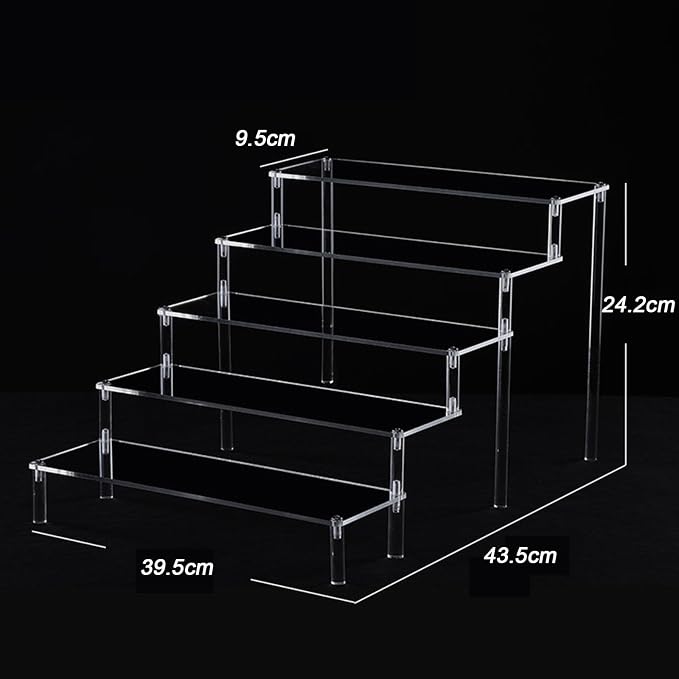 Clear Acrylic Tiered Display Stand - Image 2