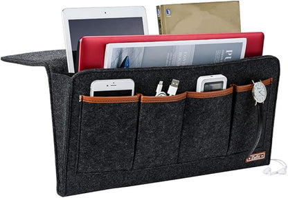Bedside Caddy, 7 Pockets Large Size Bedside Organizer Caddy - Image 3