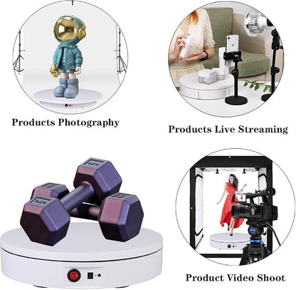 JAYEGT Motorized Rotating Display Stand, 220 Lbs Load, 360 Degree Electric - Image 3