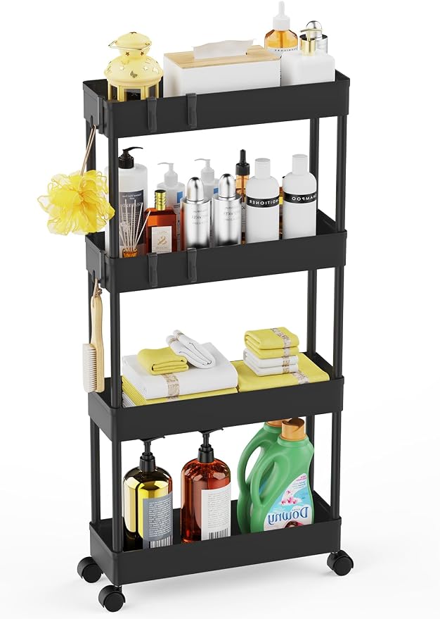 LEHOM 5.1" Slim Storage Cart by LEHOM