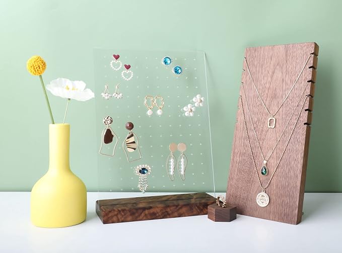 GemeShou walnut earring display - Image 7