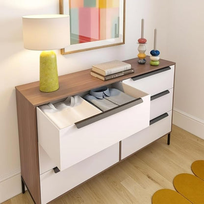 tinge Lira Premium Fabric Dresser - Image 4