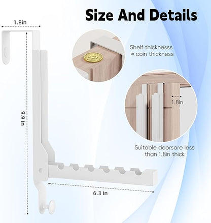 BAKON Over The Door Hanger Folding Clothes Drying Rack, Folding Hanging Coat - Image 4