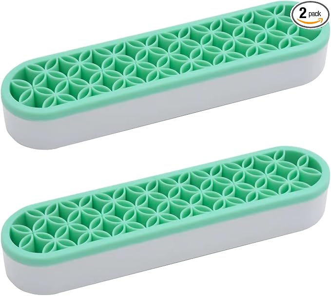 2 PCS Multi-Purpose Cosmetic Storage Box, Desktop Organizers Silicone Make Up by ESIW
