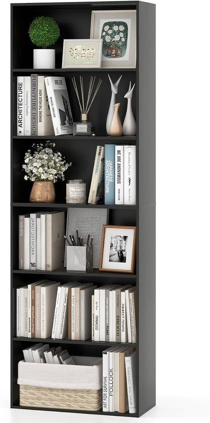 Giantex 6-Tier Bookcase, Freestanding Storage Organizer w/Open Shelves by Giantex
