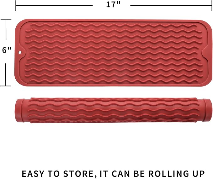 Silicone Dish Drying Mat for Multiple Usage, Easy clean, Eco-friendly, - Image 2