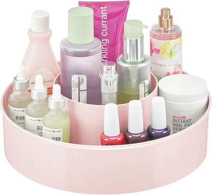 mDesign Plastic Lazy Susan Round Turntable Storage Tray by mDesign