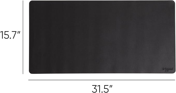 Smead Desk Pad, Vegan Leather Desk Mat - Image 4