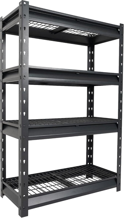 The Atlas 36" W Garage Shelving Heavy Duty Loads 6000LBS, 4 Tier Metal Storage by Shuntong