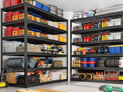 REIBII 3500LBS Garage Shelving, Adjustable Storage Shelves Heavy Duty, 6 Tier - Image 2