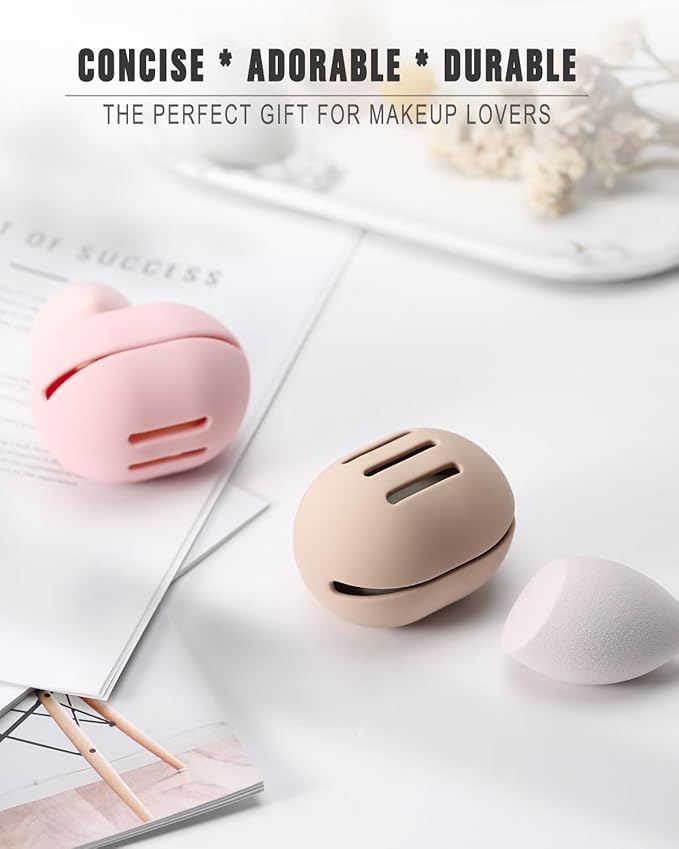 FERYES Makeup Sponge Holder – Shatterproof Eco-Friendly Silicone Beauty Make Up - Image 6
