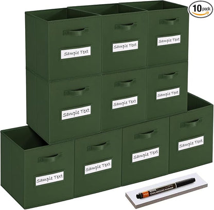 11x11 storage cube bins Foldable Fabric storage cubes by Artsdi