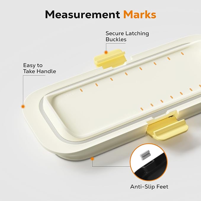 Butter Dish with Lid for Countertop and Refrigerator Door Shelf, Airtight - Image 6