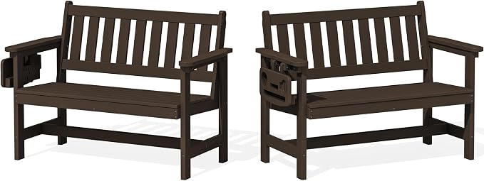 SERWALL HDPE Outdoor Bench by SERWALL