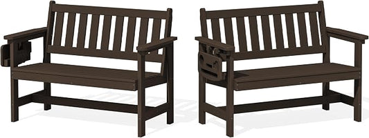SERWALL HDPE Outdoor Bench by SERWALL