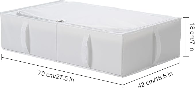 TYEERS Under Bed Storage Containers, Durable Fabric, Collapsible, Under Bed - Image 2