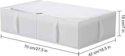 TYEERS Under Bed Storage Containers, Durable Fabric, Collapsible, Under Bed - Image 2