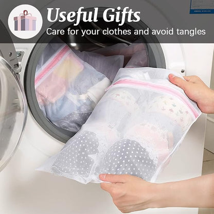 4Pcs Mesh Pop Up Laundry Hamper, FHDUSRYO Foldable Pop Up Hamper, Collapsible - Image 6