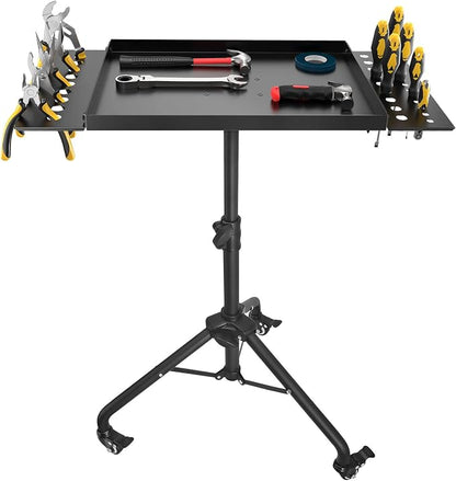 Rolling Tool Tray Cart, Mobile Work Table Tool Tray by LWADALN
