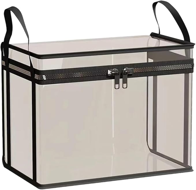 Large Clear Thick Plastic Storage Box by Aboutyes