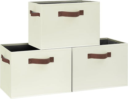 GhvyenntteS Large Fabric Storage Bins by GhvyenntteS