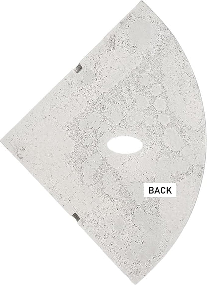 Tenedos Resin Decor 8 Inches Corner Shower Shelf – White Flatback 9x9 Wall - Image 7