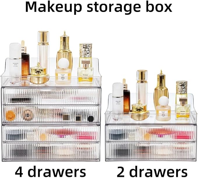 Makeup Organizer Countertop Large Cosmetic Display Cases Cosmetic Organizer - Image 5