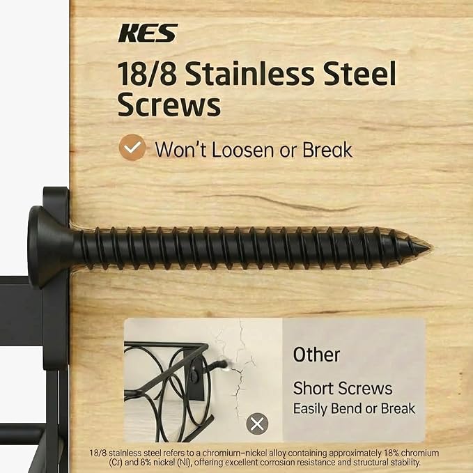 KES Ironing Board Hanger Wall Mount - Image 4