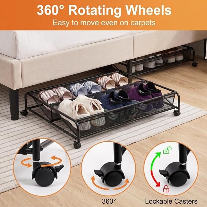 Goaste Under Bed Shoe Storage Organizer - Image 4