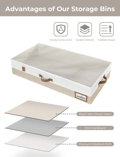 StorageWorks Large Under Bed Storage Containers - Image 5
