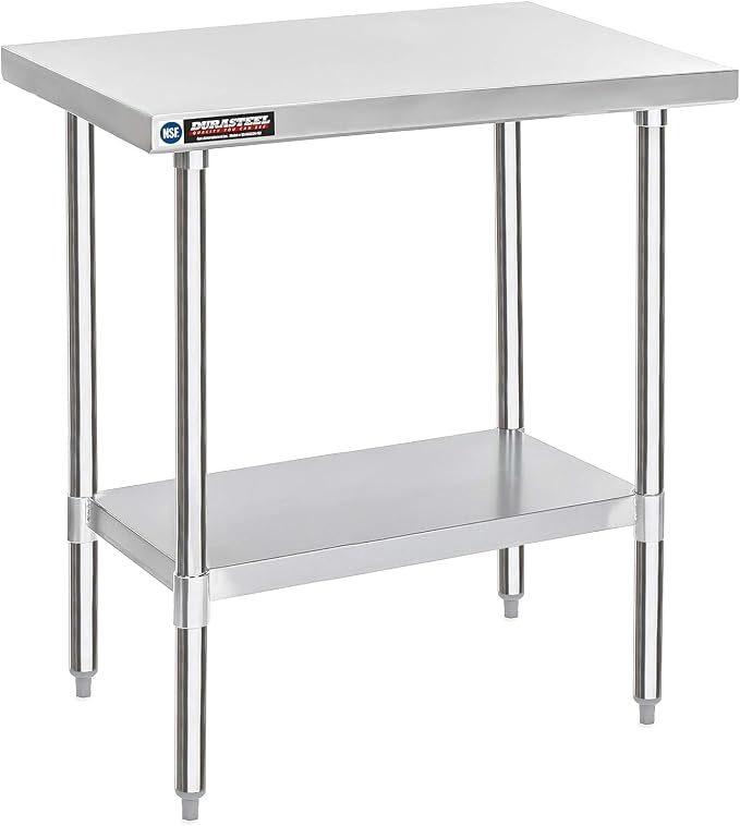 DuraSteel 30x36 Stainless Steel Work Table by DuraSteel